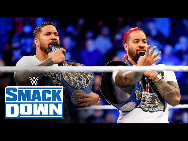 The Usos create chaos before high-stakes Fatal 4-Way Tag Team Match: SmackDown, Jan. 14, 2022