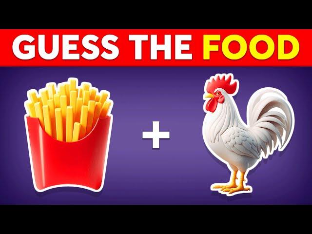 Guess The FOOD By Emoji  Emoji Quiz | Monkey Quiz