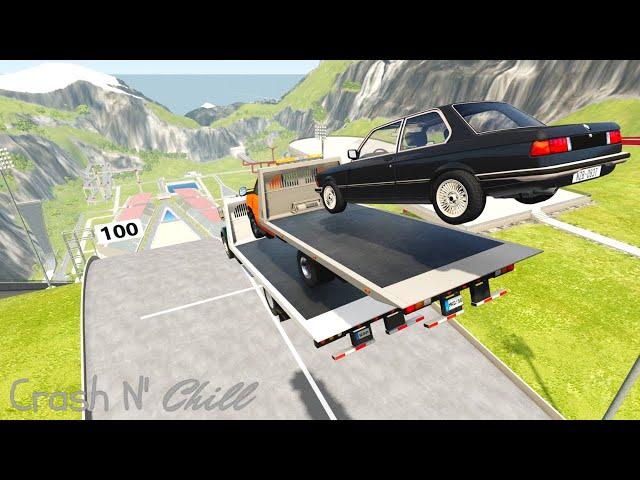 Saltos Insanos e Queda de Precipício #03 | BeamNG Drive