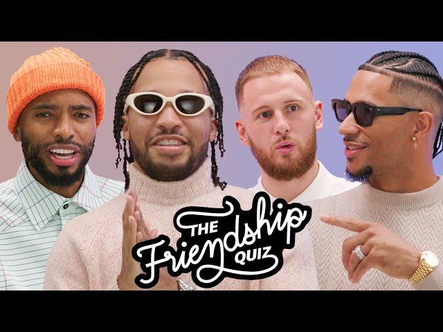 Jalen Brunson, Mikal Bridges, Josh Hart, and Donte DiVincenzo Take A Friendship Quiz | GQ Sports