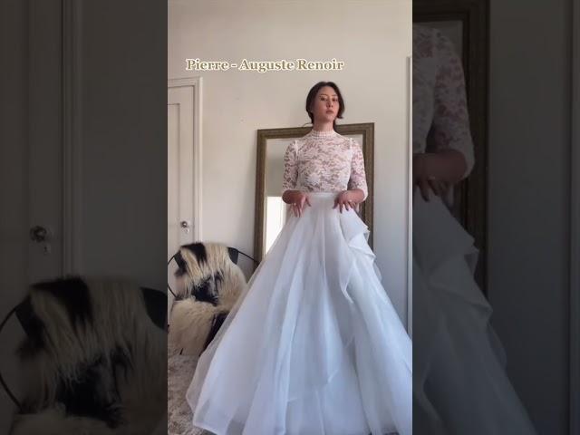 Wedding dresses inspired by artists 