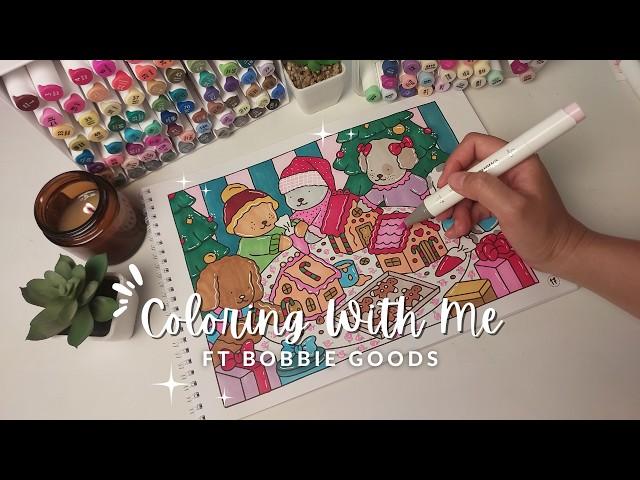 Relaxing Session with Bobbie Goods Christmas Day | Ohuhu Markers & Soft Piano