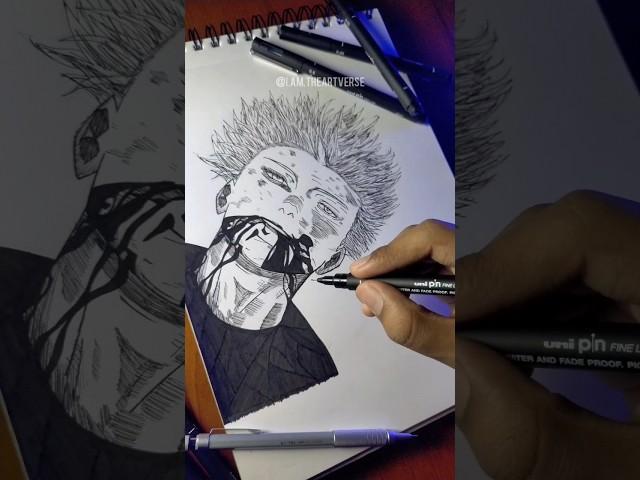 Drawing Gojo Satoru Death Moment | Manga | #art #anime #gojo #manga