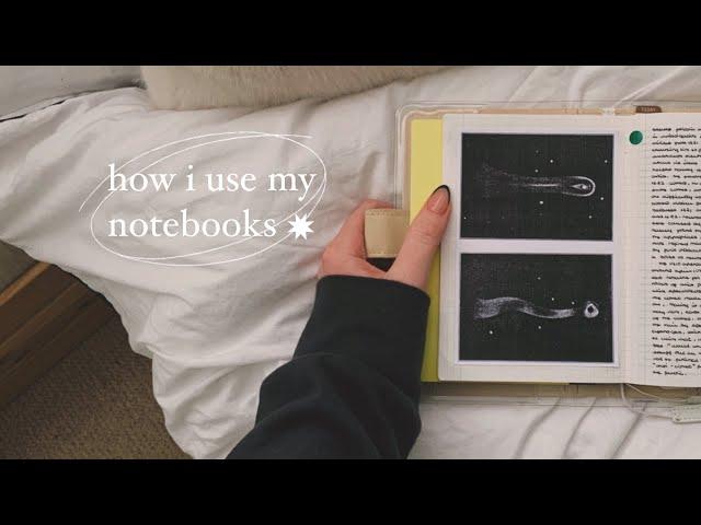 how i use my notebooks | hobonichi avec, commonplace 