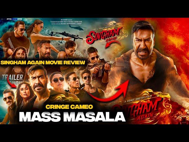 Singham Again Movie Review |Singham Again Review|Ajay Devgn|Akshay Kumar|Salman Khan|Deepika|Ranveer