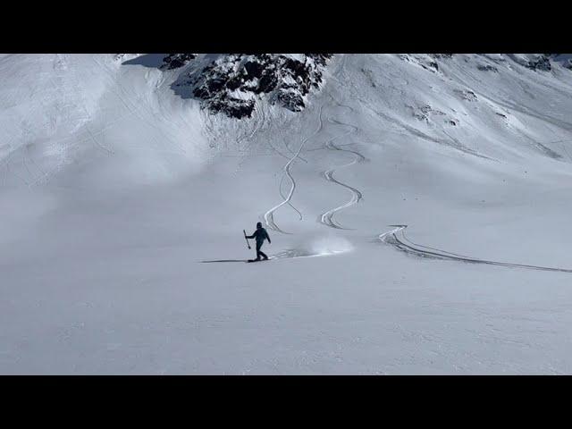 Skiing Crudbusters in the Thompson Pass area Chugach Alaska