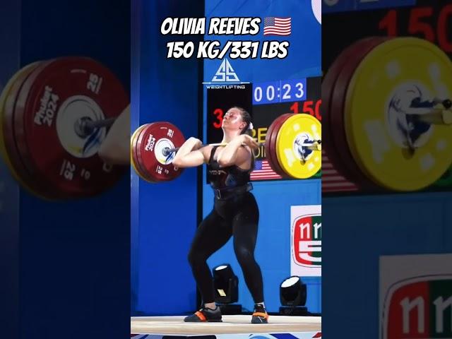 Olivia Reeves  118+150 kg #halterofilia #weighlifting #crossfit #olympics