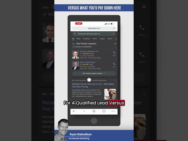 Google Ads Vs Google Local Service Ads: Cost #shorts