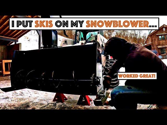 #768 -  I Put Skis On My Snowblower... And It Worked Great!