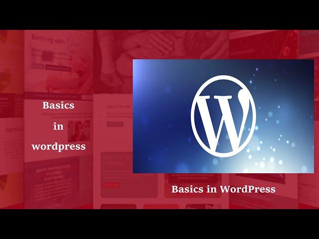 Basics in WordPress - part 1 | Tamil