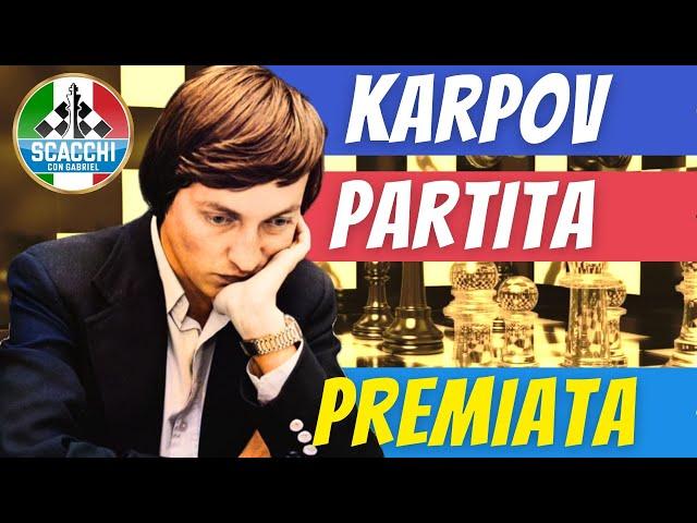 Karpov vs Hort - La Partita Premiata e Analizzata Da Kasparov