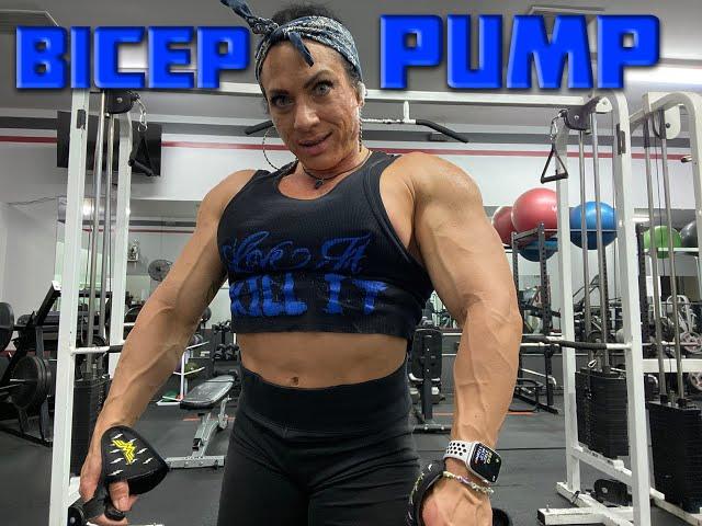 Female Bodybuilder Ripped Vixen Biceps