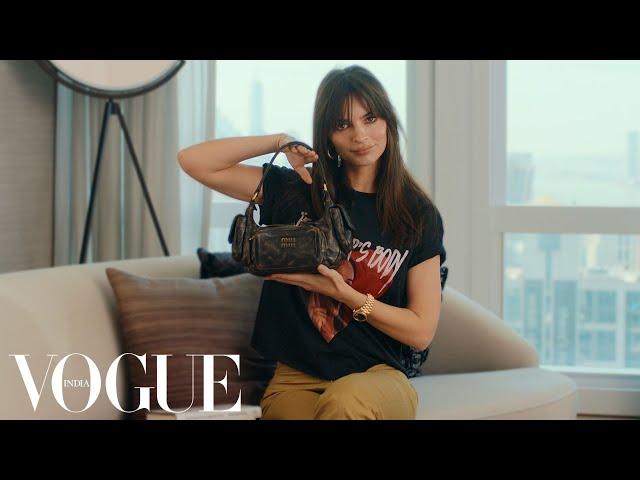 Inside Emily Ratajkowski's Miu Miu Pocket Bag | Vogue India