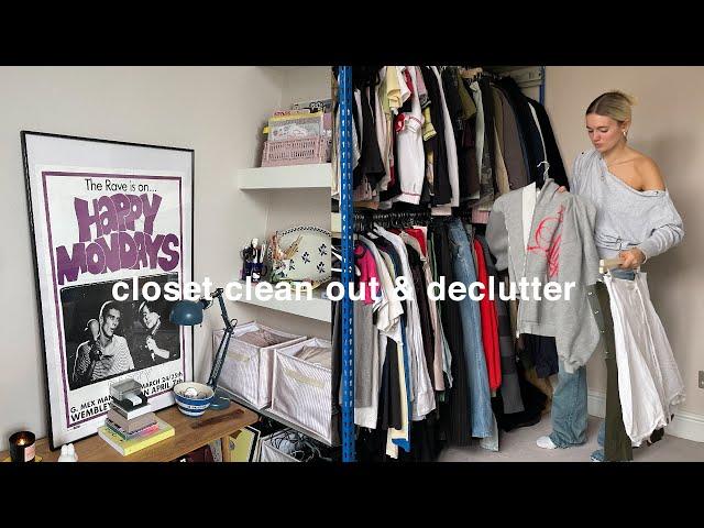 autumn closet clean out & declutter