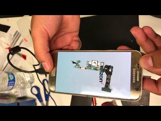 Samsung Galaxy s7 and s7 edge charging port replacement sped up 