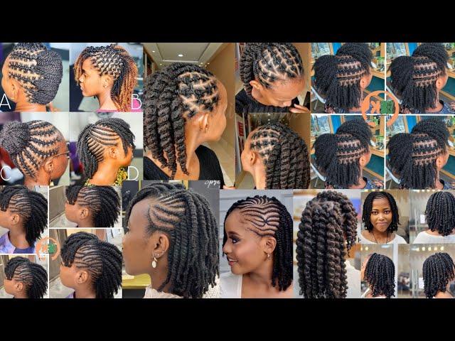 100+ Natural Hair Twist Hairstyle for Black Women | Twist Braids Hairstyles for Women 2024