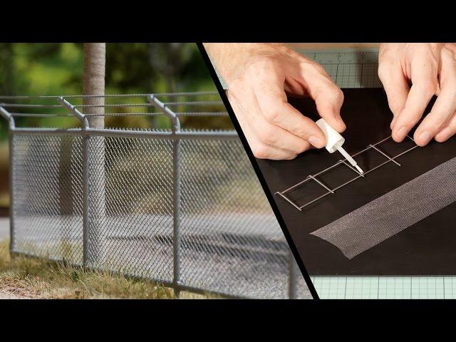 Chain Link Fence – Model Railroad Scenery