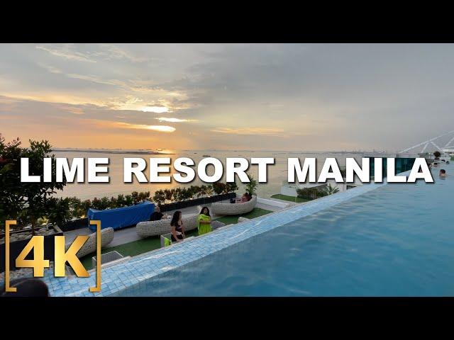 Manila’s Newest Staycation Resort By The Bay! Lime Resort Manila Walking & Room Tours | Pasay City