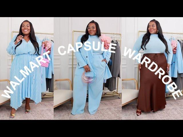  Plus Size Affordable Spring Capsule Wardrobe from Walmart! 