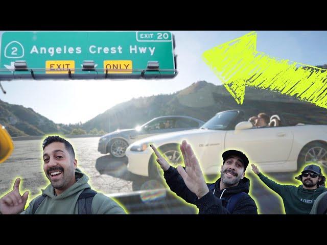 Angeles Crest Driving Experience | MZR Goes West Vlog