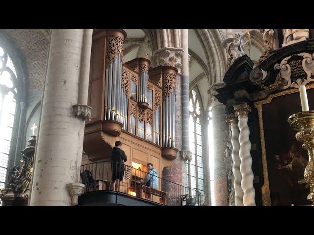 The Flentrop Organ in St. Nicholas, Gent Belgium