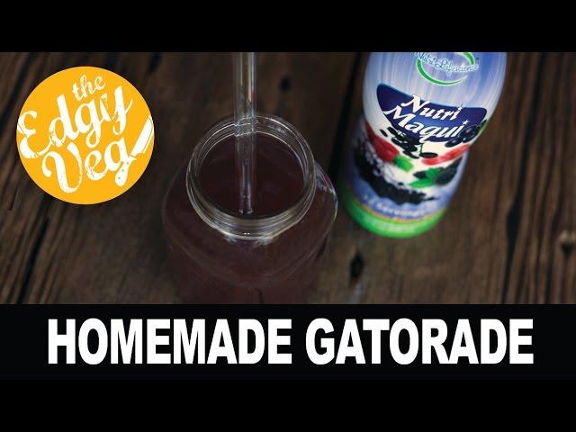 Homemade Gatorade Recipe w/ Nutri Maqui | The Edgy Veg