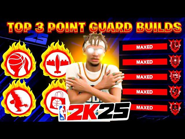 NBA 2K25 TOP 3 POINT GUARD BUILDS