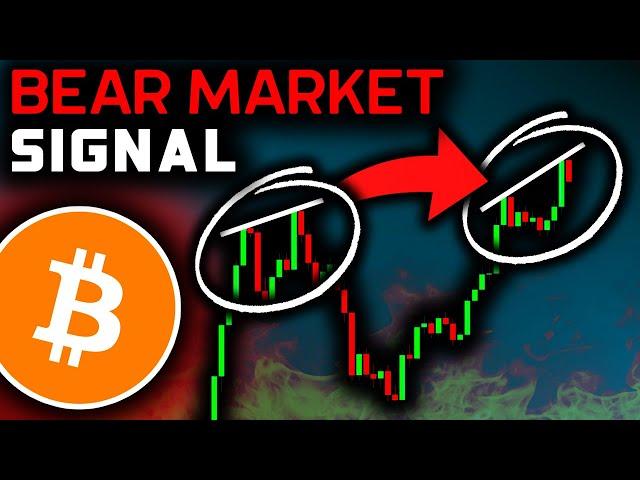 BITCOIN BEAR MARKET SIGNAL (emergency)!!! Bitcoin News Today & Bitcoin Price Prediction!