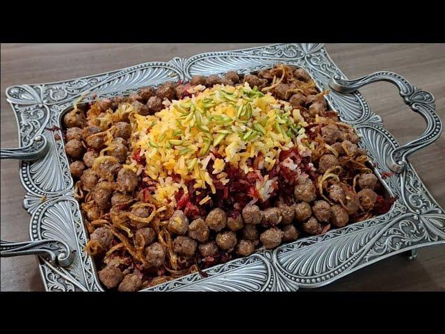 لبو پلو با کوفته قلقلی شام دورهمی یلدا/ Labo Pello, Yalda night Durhami dinner