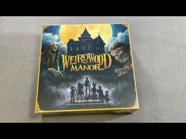 TDG: Weirdwood Manor unboxing with Ray