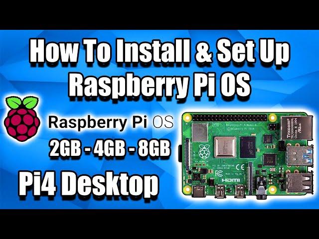 How To Install & Set Up Raspberry Pi OS - Pi4 Pi3 Pi2