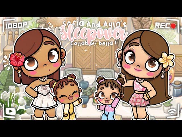 SOFIA AND AYLA'S SLEEPOVER *COLLAB WITH @LuvlyBellaa*|| *VOICED* || AVATAR WORLD