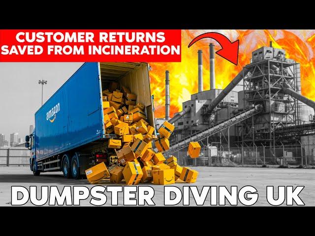 DUMPSTER DIVING UK JACKPOT FINDSSAVED FROM INCINERATION.