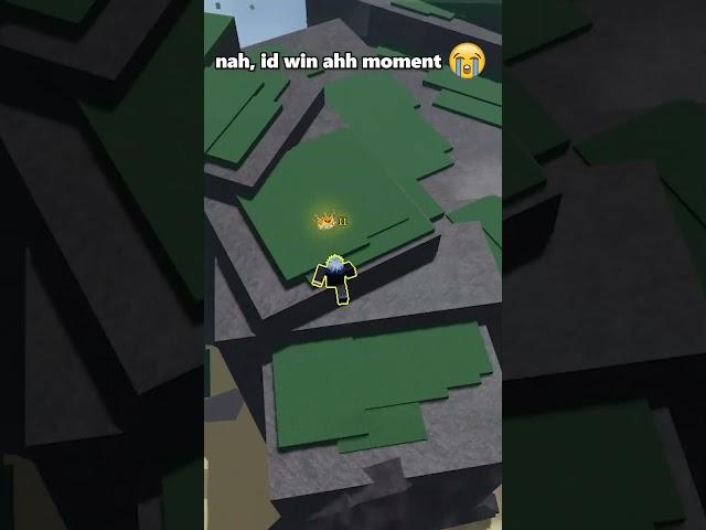 nah, id win ahh moment  The Strongest Battlegrounds #shorts #thestongestbattlegrounds #roblox