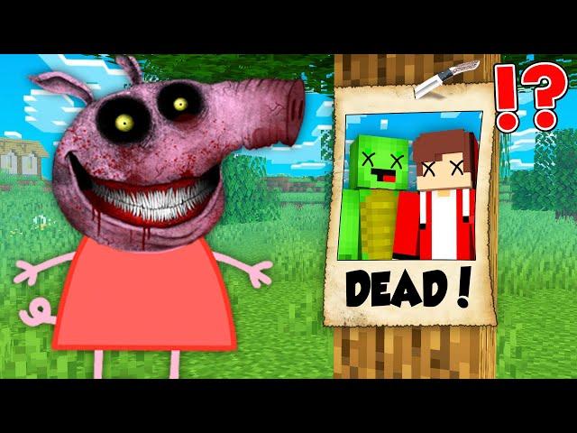 What if SCARY PEPPA PIG Seek JJ and MIKEY at 3:00 AM in Minecraft Maizen