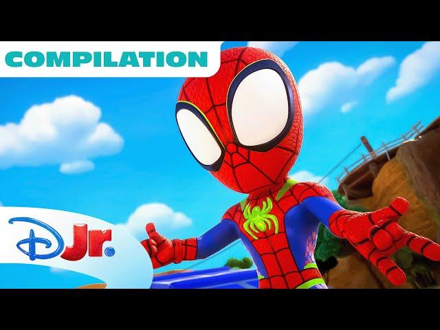 Marvel's Spidey and his Amazing Friends️| Season 3 Halfway Highlights Compilation | @disneyjr