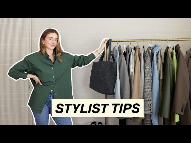 Using Stylist Tips to plan outfits for the week