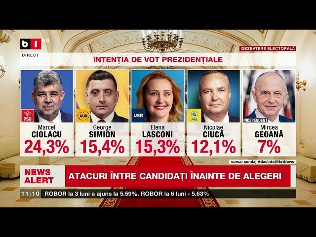 I  STROE, PNL, E  TOMAC, PMP ȘI M  TUDOSE, PSD, DESPRE ȘANSELE LA ALEGERILE PREZIDENȚIALE_Știri B1TV