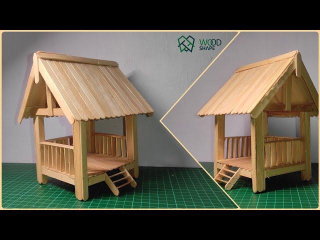 How to Make Mini Gazebo With Popsicle Sticks ! | Diy Tutorial