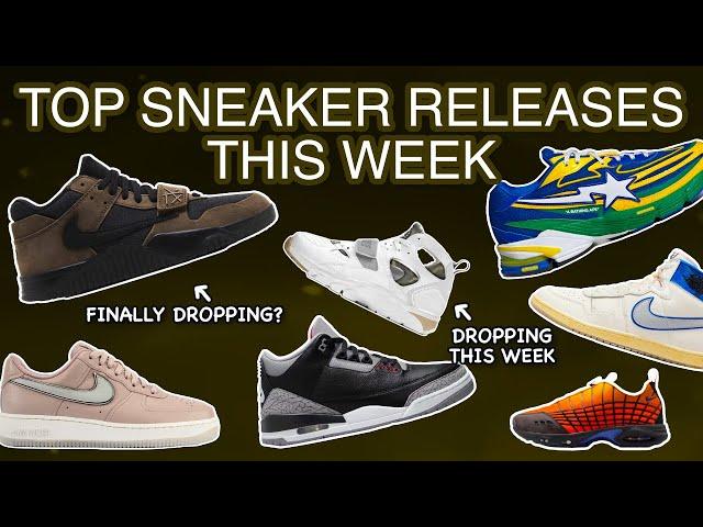 2024 Top Sneaker Releases This Week Jordan 3 Black Cement Jumpman Jack Dark Mocha Corteiz Huarache