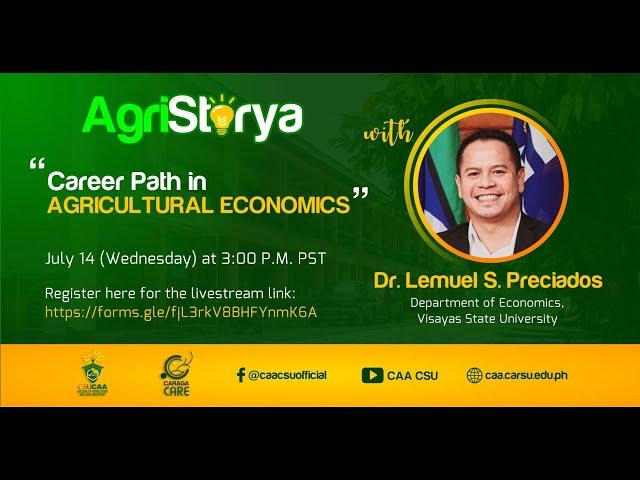 AgriStorya: Career Path in Agriculture - Agricultural Economics