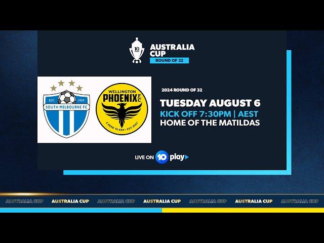 South Melbourne v Wellington Phoenix | Australia Cup 2024 Round of 32