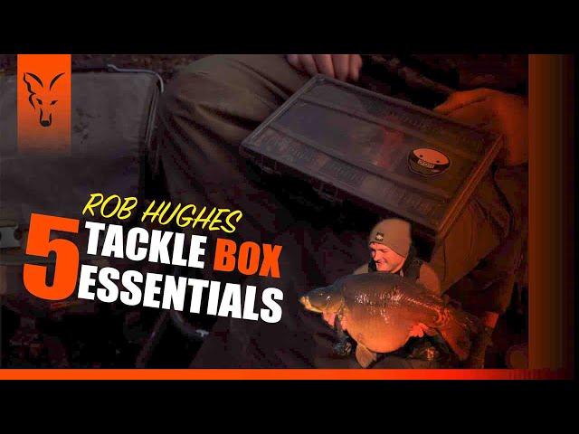 ***CARP FISHING TV*** Rob Hughes 5 Tackle Box Essentials