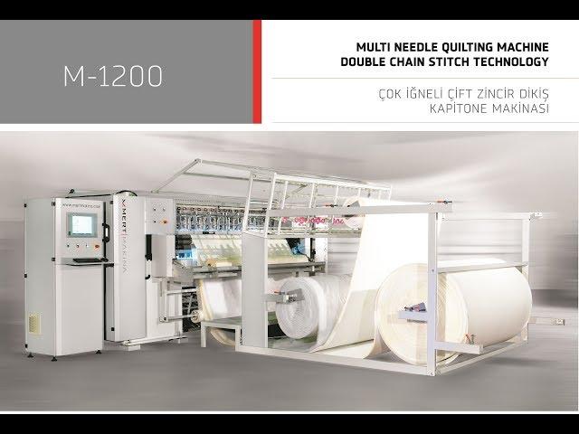 MERT MAKINA | M-1200 MULTI NEEDLE QUILTING MACHINE (SAUDI ARABIA)