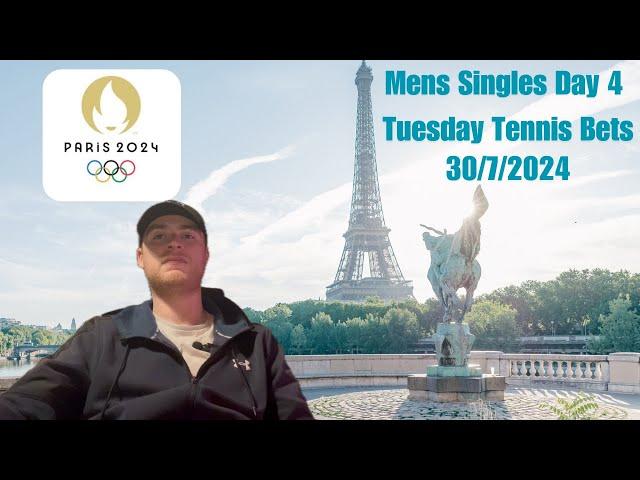 Tennis Picks 30/7/2024 - Paris Olympics Day 4