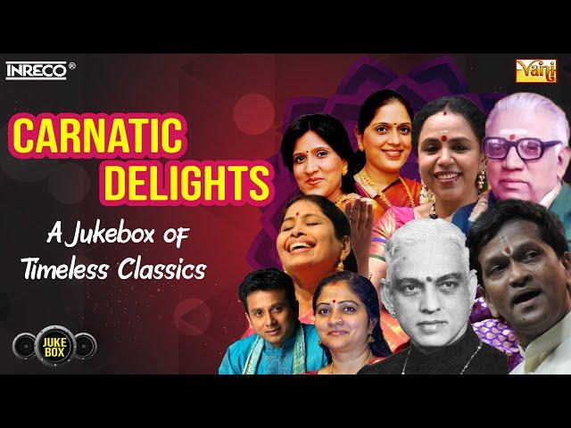 Carnatic Delights - A Jukebox of Timeless Classics | Carnatic Devotional Songs | Bombay S.Jayashri