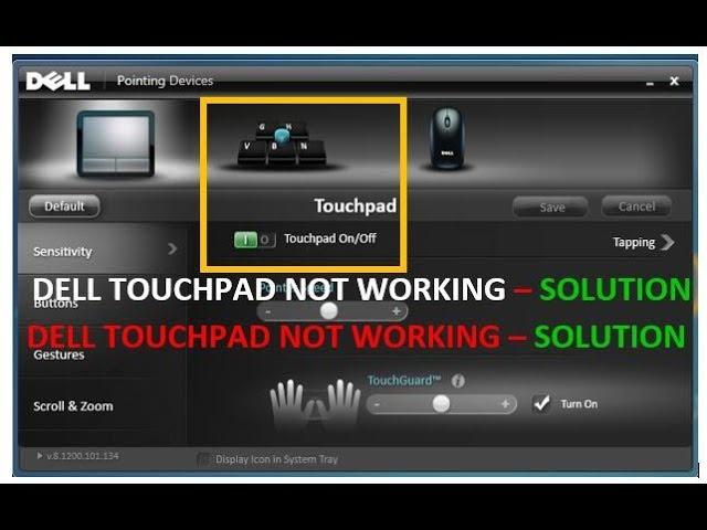 How to Fix Dell Touchpad Problem