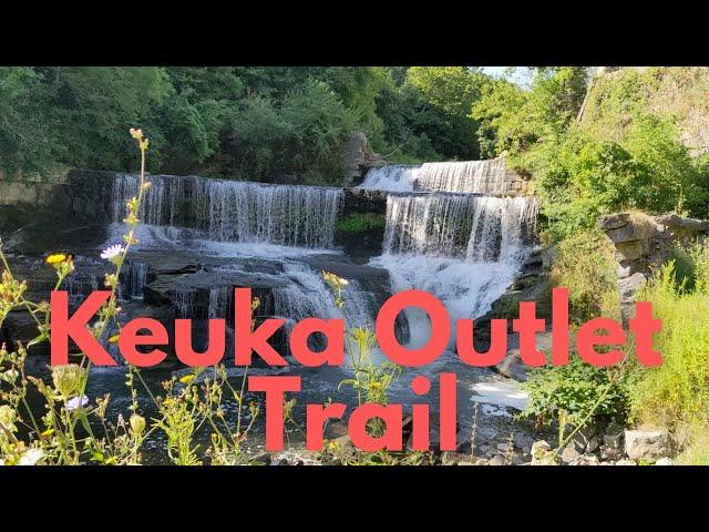 Hiking the Keuka Outlet Trail to Seneca Mills Falls in the Finger Lakes