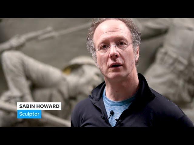 Sculptor Sabin Howard creates a massive WWI memorial in Englewood, NJ