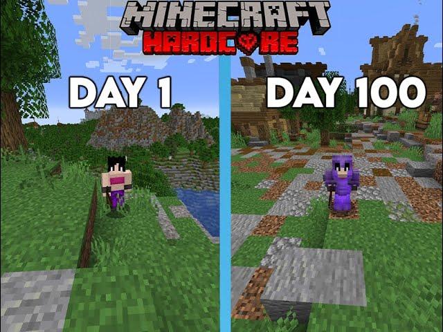 How minecraft 100 day videos be like....